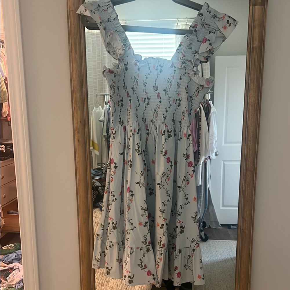 Floral Ruffle Hill House Dress